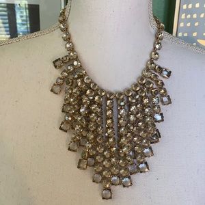 Jcrew Cascading Crystal statement necklace